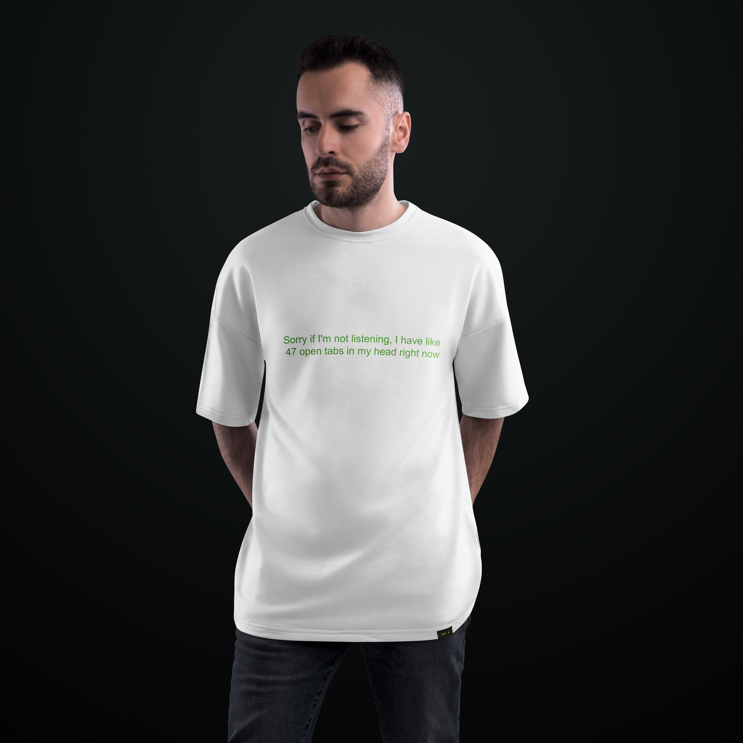 The 67 Open Tabs Oversized Tee