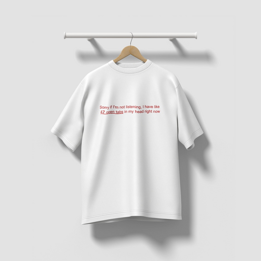 47 Tabs - Oversized Tee