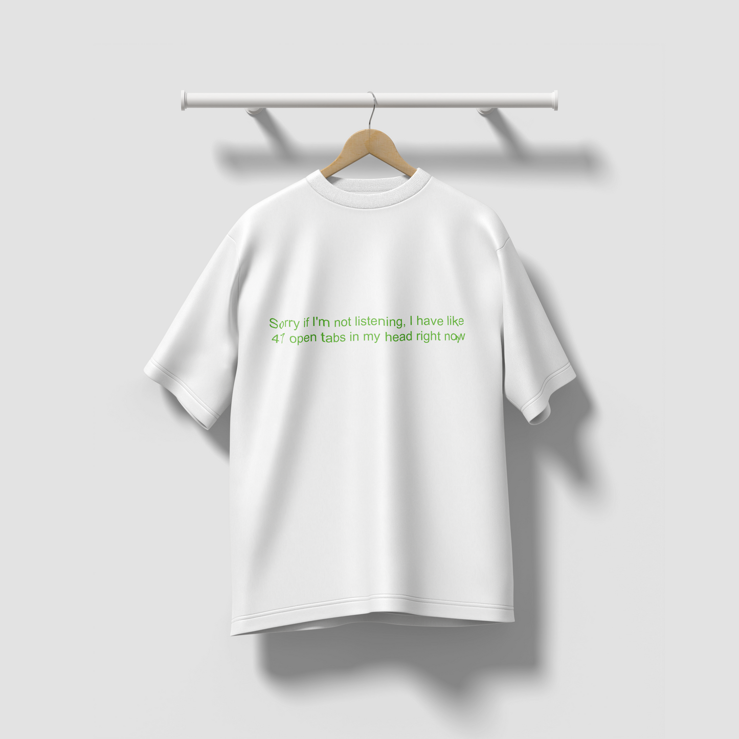 The 67 Open Tabs Oversized Tee