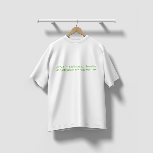 The 67 Open Tabs Oversized Tee