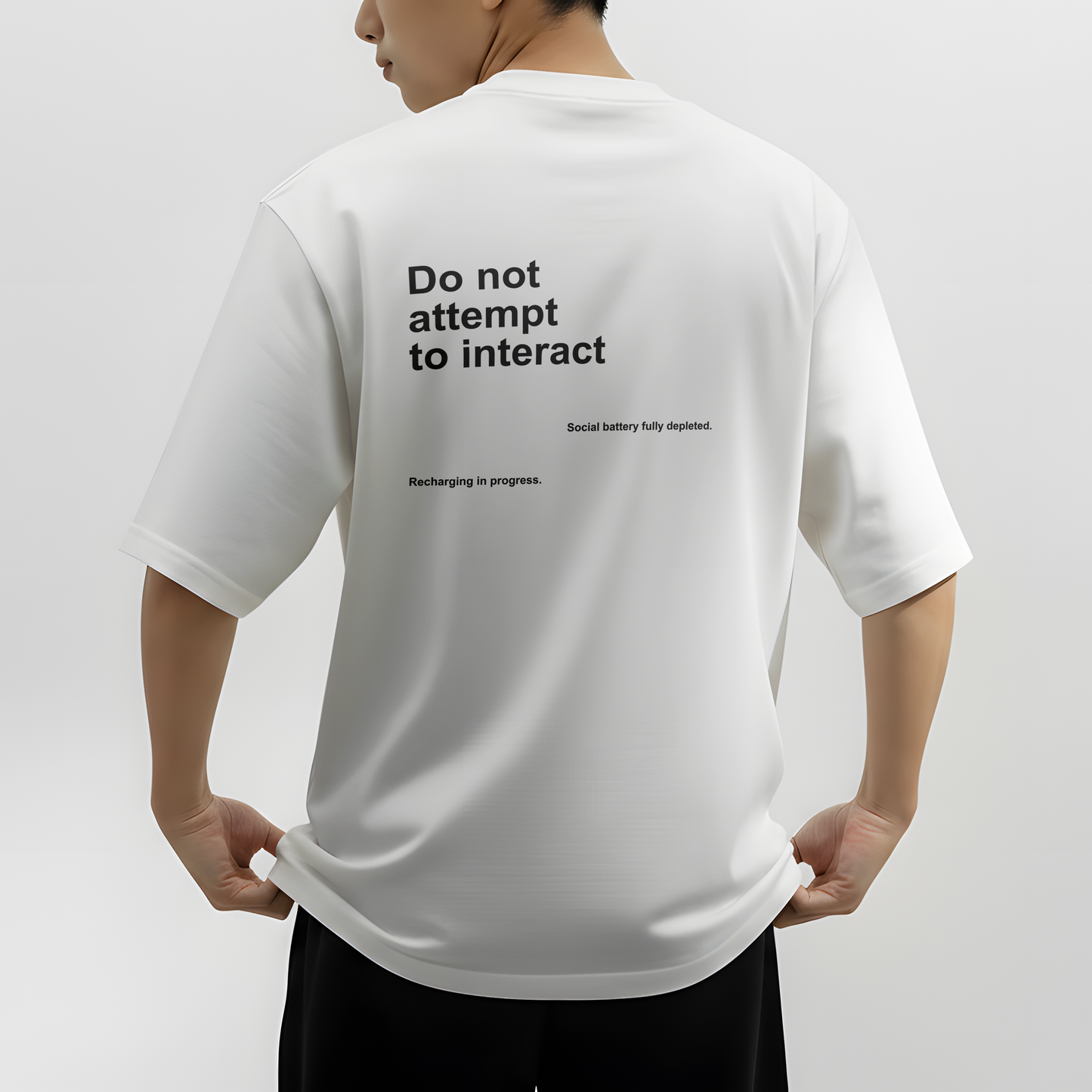 The Do Not Interact Oversized Tee