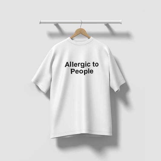 The People Allergy Oversized Tee