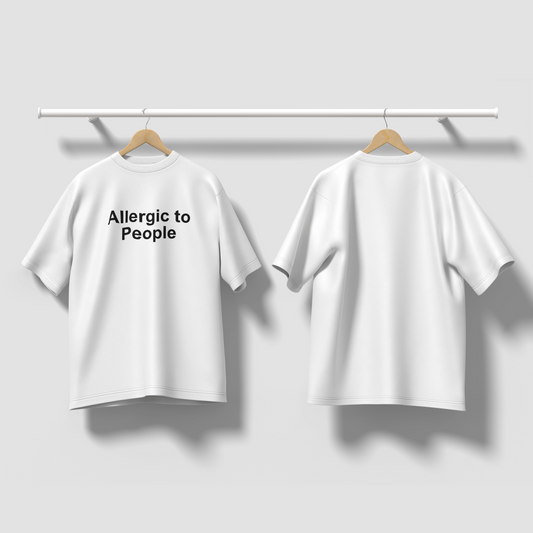 The People Allergy Oversized Tee