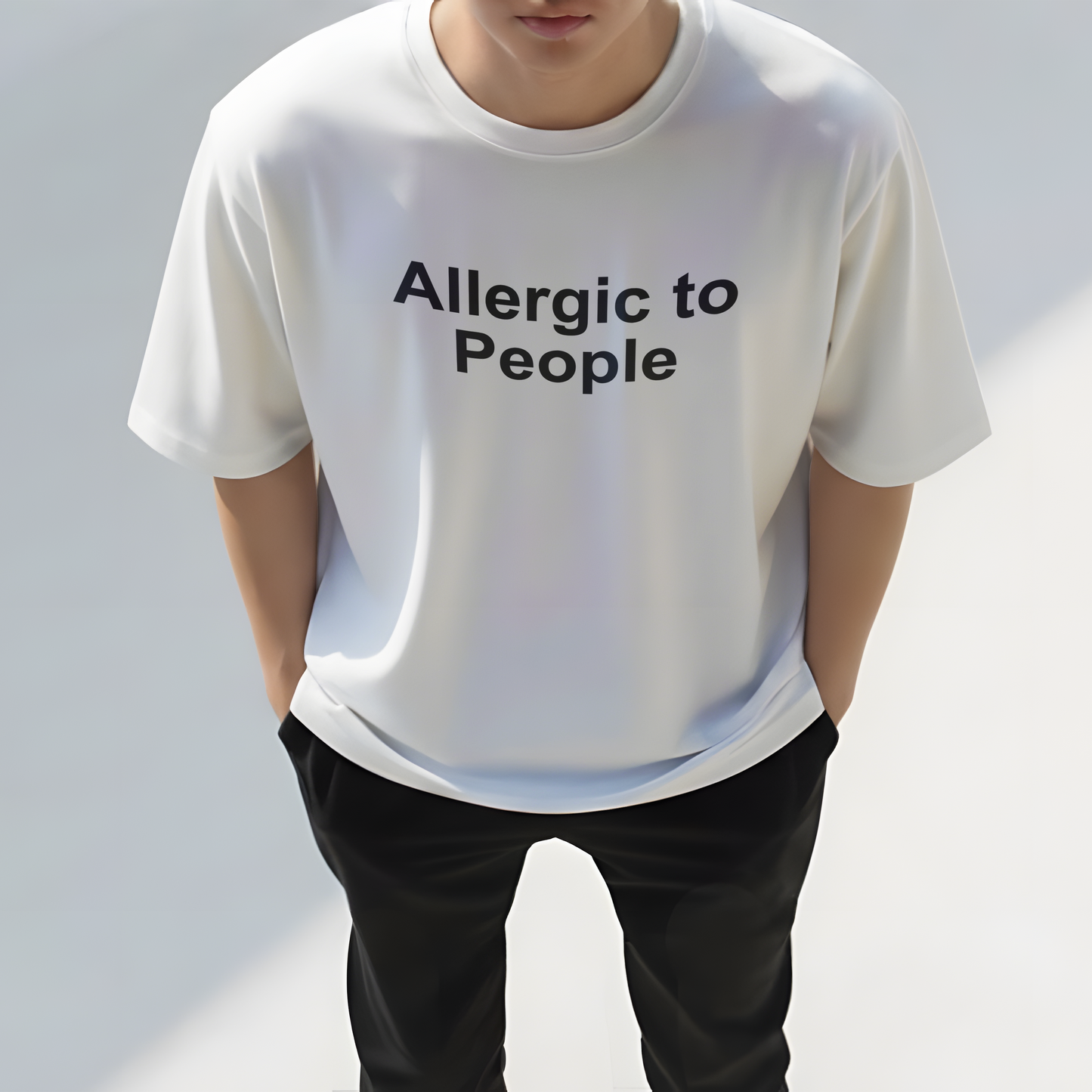 The People Allergy Oversized Tee