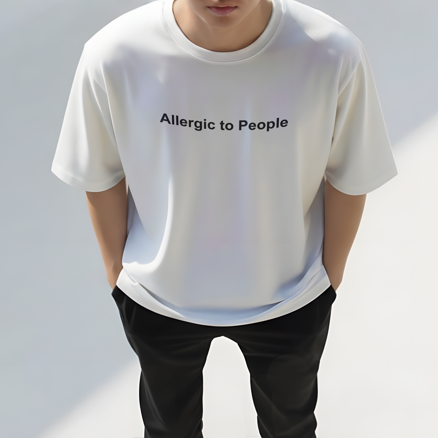 Allergic to People - Oversized Tee