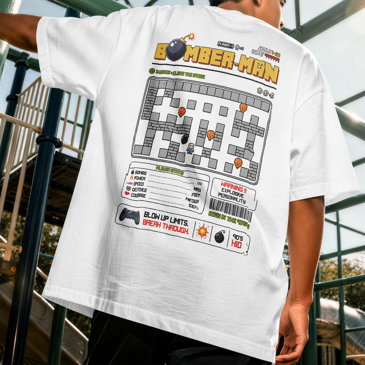 Bomberman - Oversized Tee