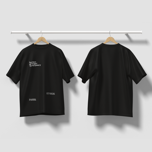 Do Not Interact - Oversized Tee