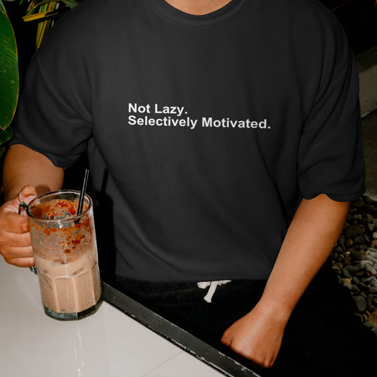 Selectively Motivated - Oversized Tee