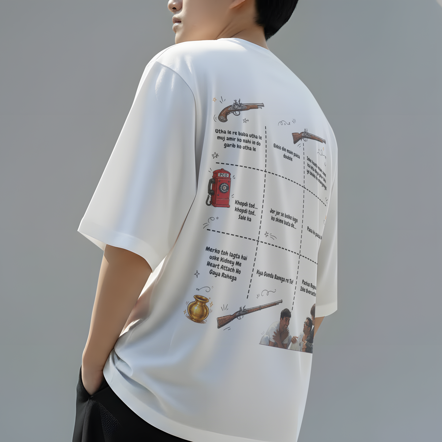 Phir Hera Pheri - Oversized Tee