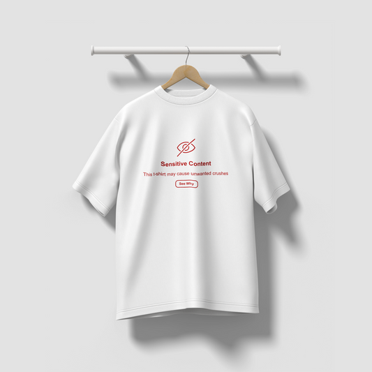 Sensitive Content - Oversized Tee