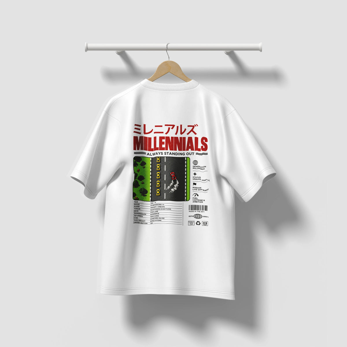 Millennials - Always Standing Out - Oversized Tee