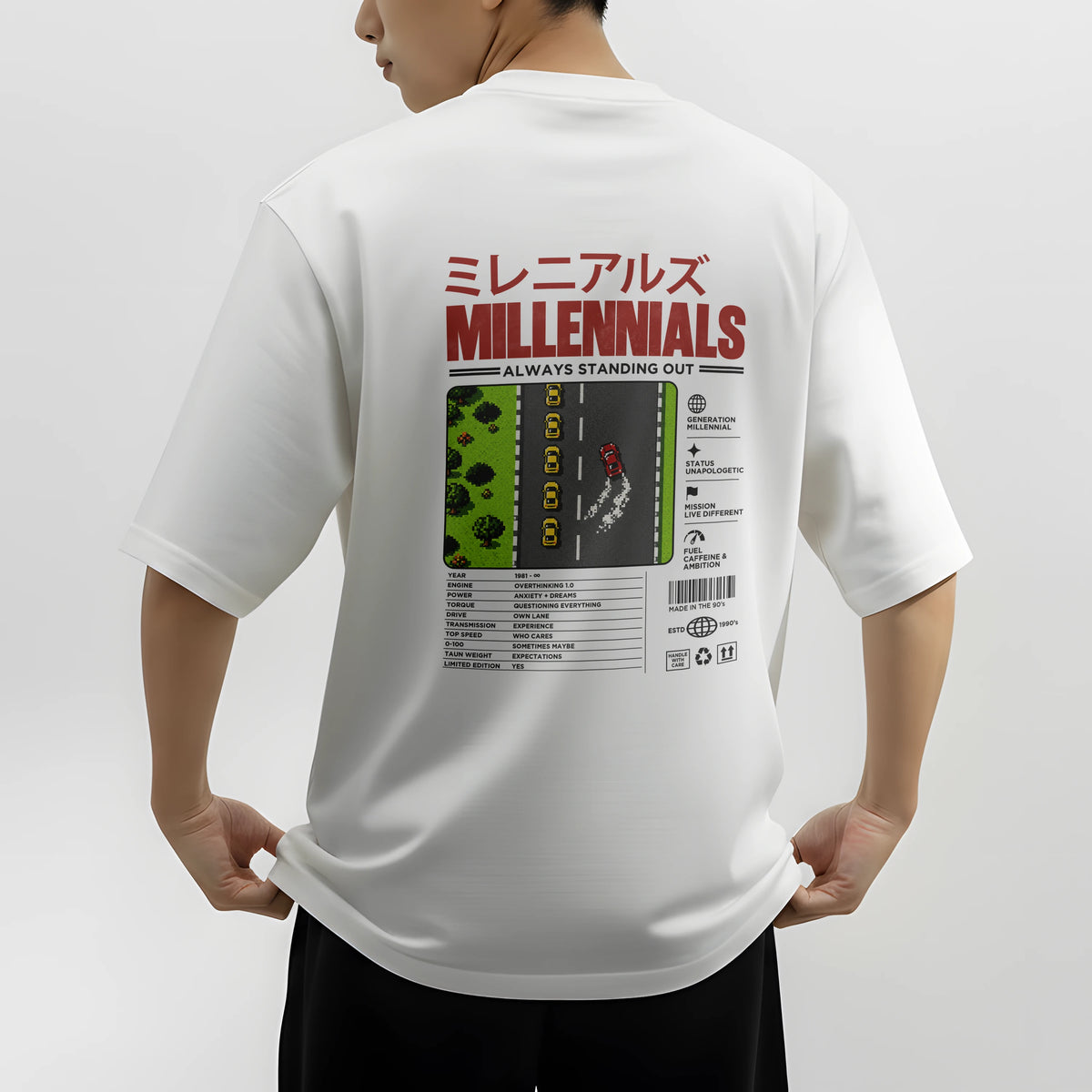 Millennials - Always Standing Out - Oversized Tee