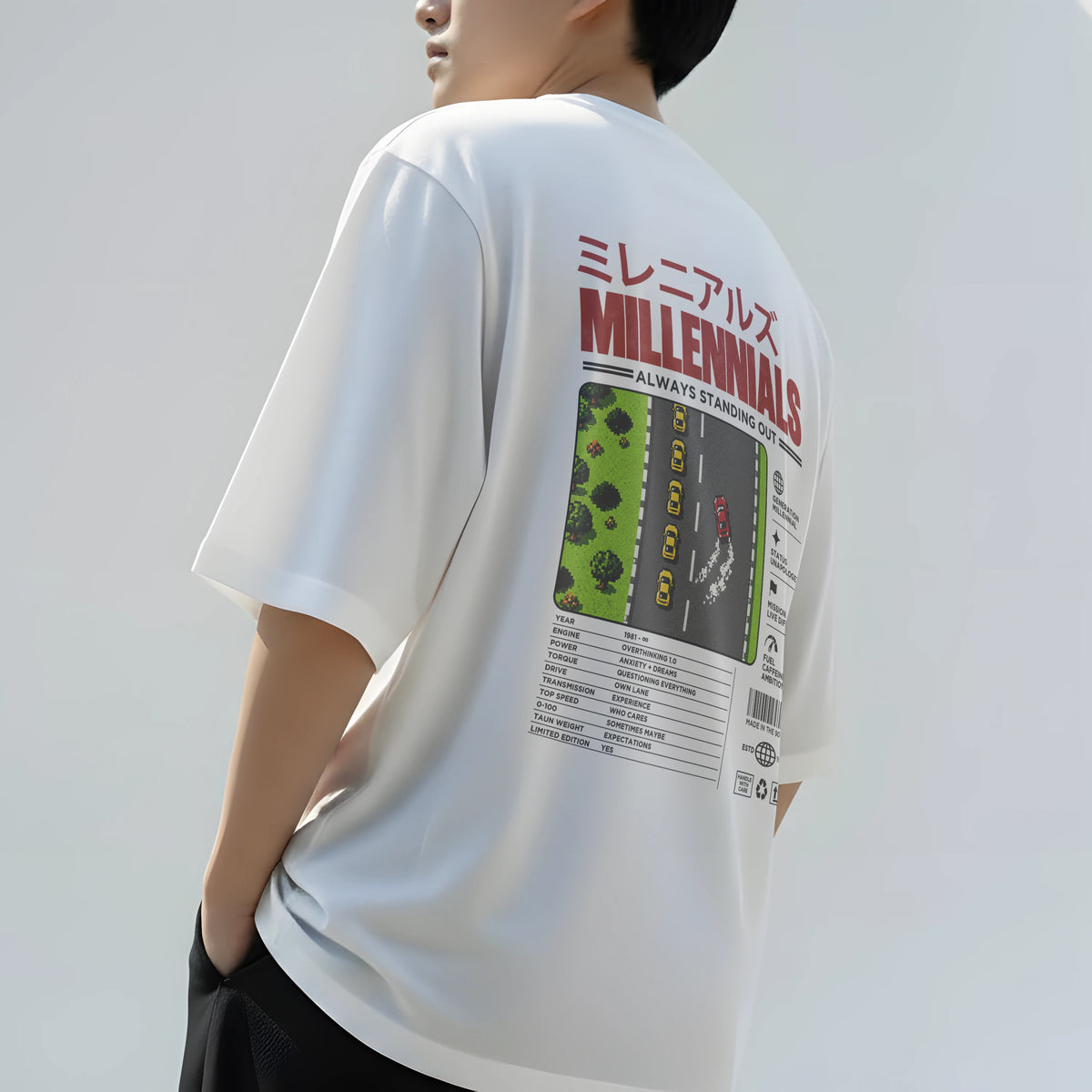 Millennials - Always Standing Out - Oversized Tee