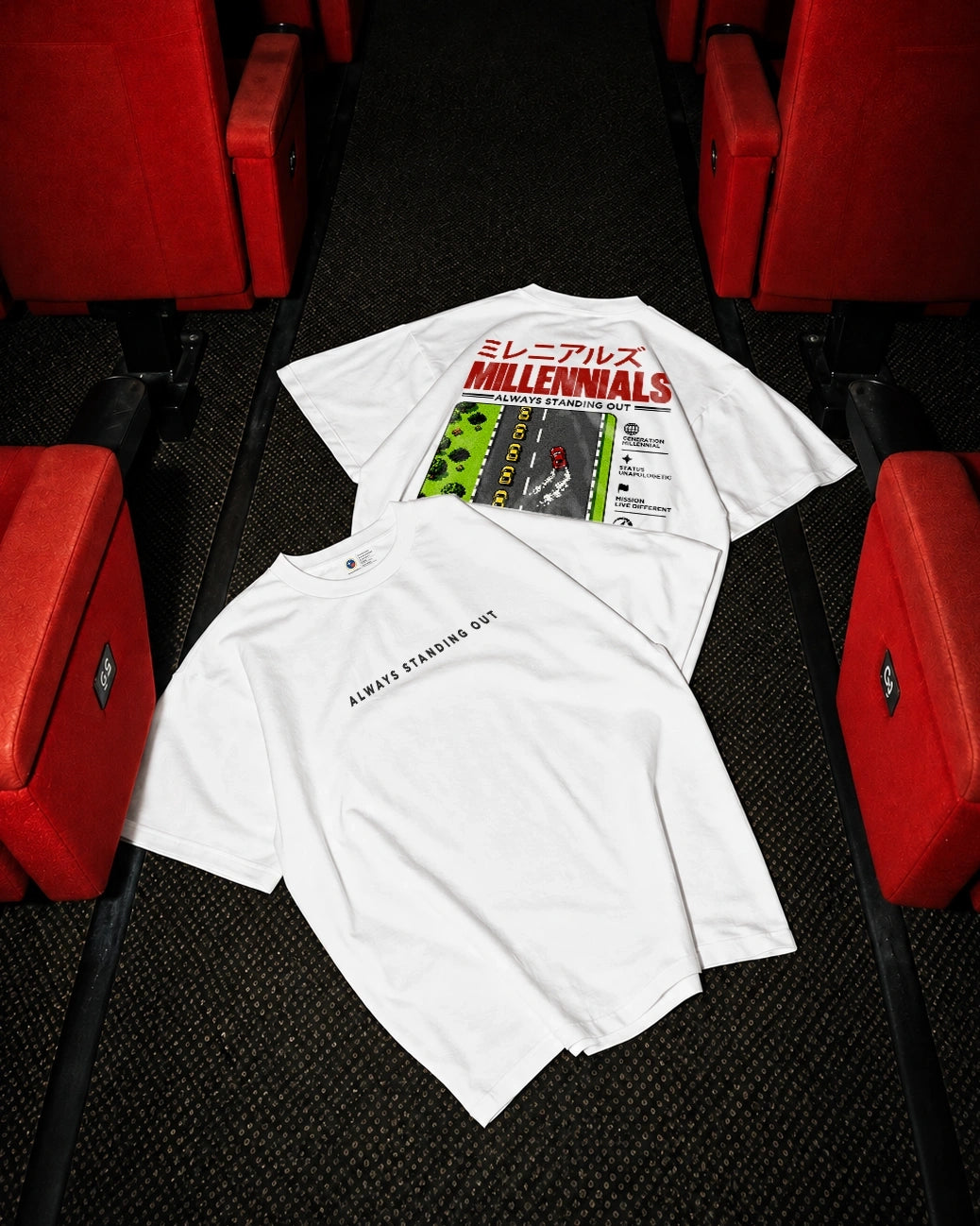 Millennials - Always Standing Out - Oversized Tee