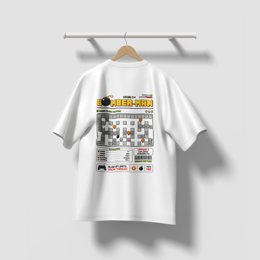 The Grid Bomber Oversized Tee