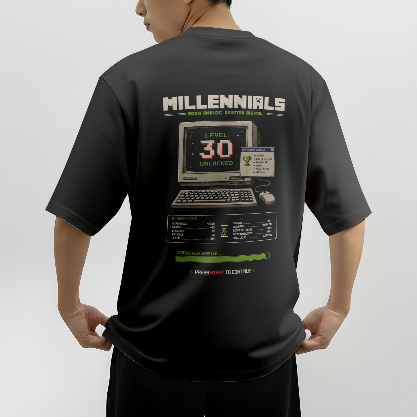 The Level 30 Unlocked Oversized Tee