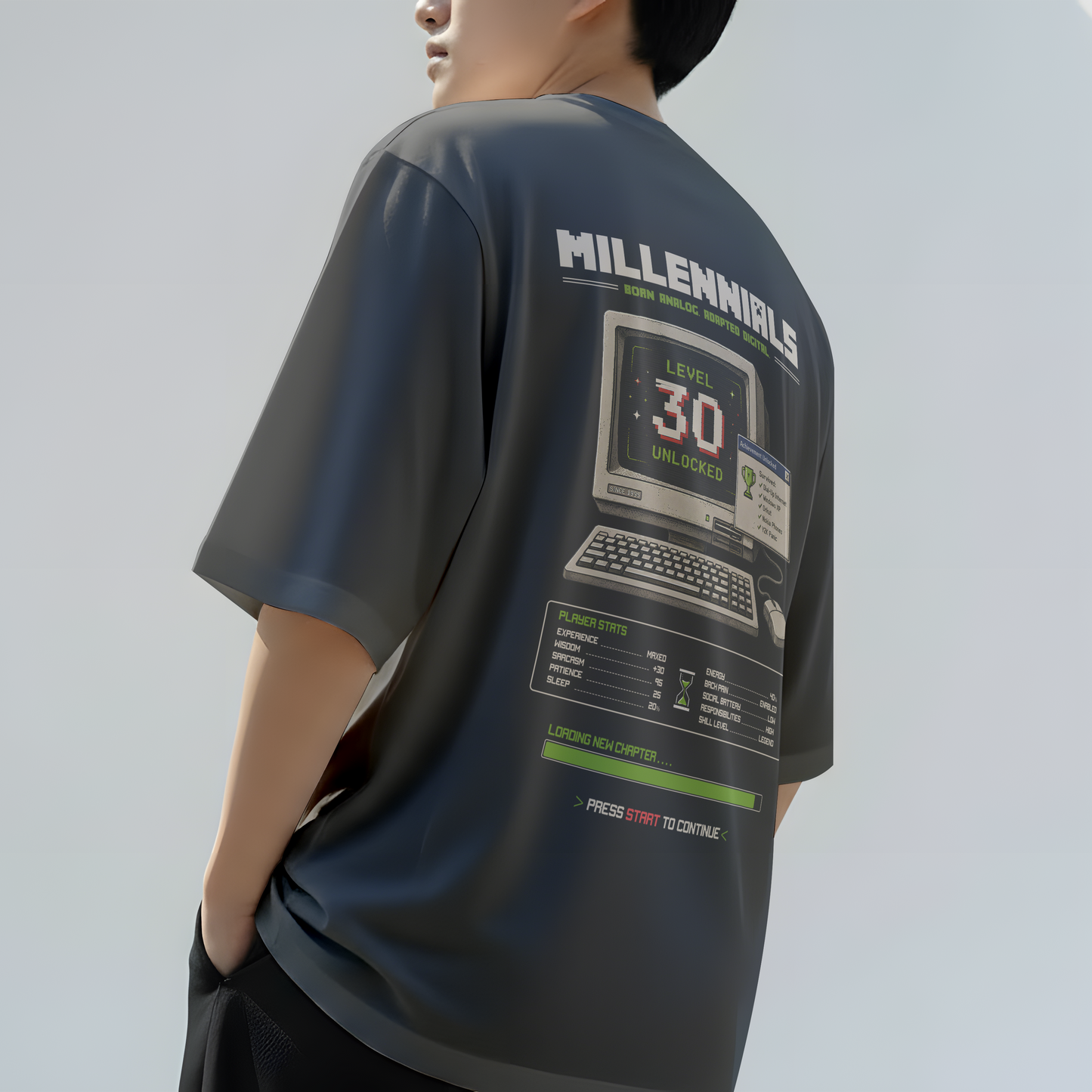 The Level 30 Unlocked Oversized Tee