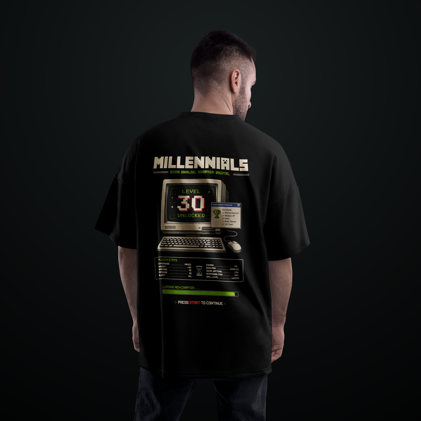 The Level 30 Unlocked Oversized Tee