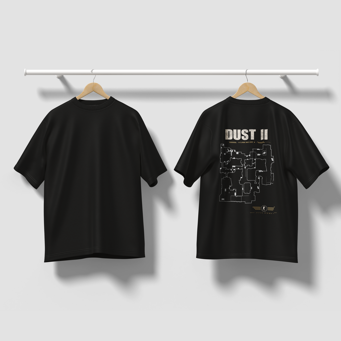 The Cyber Cafe Blueprint Oversized Tee