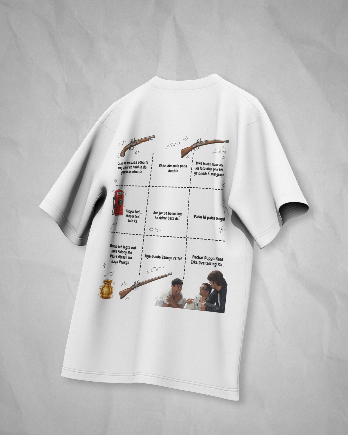 Phir Hera Pheri - Oversized Tee